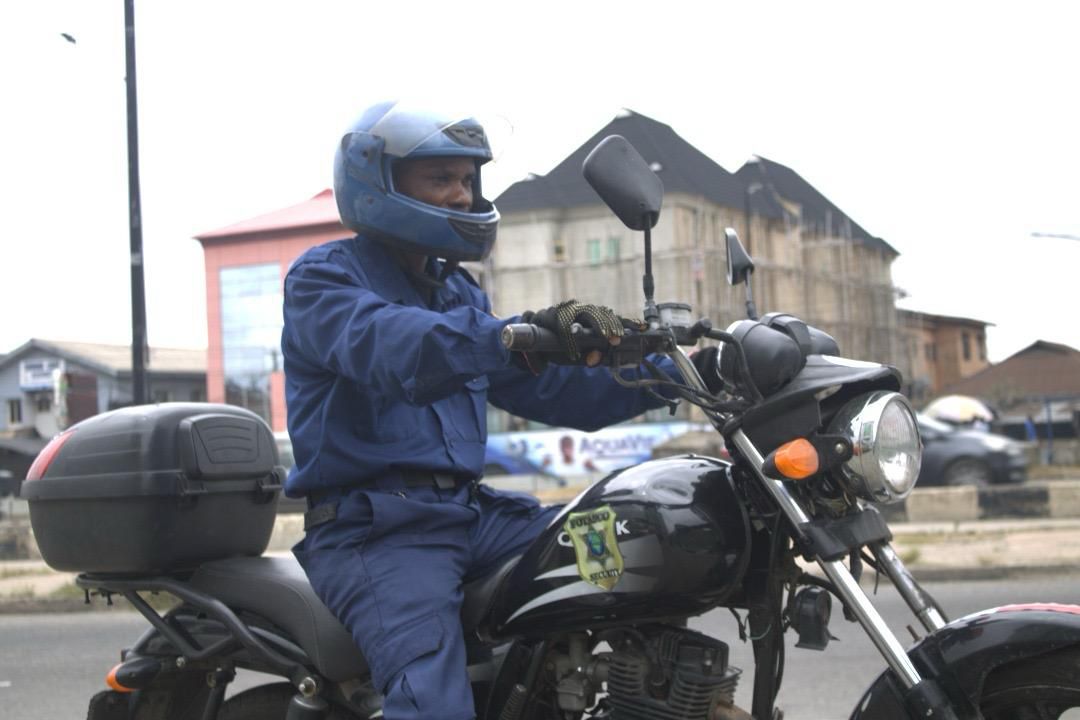 Residential property under surveillance